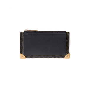 Louis Vuitton Suhali Pochette Wallet Key Ring Noir Black